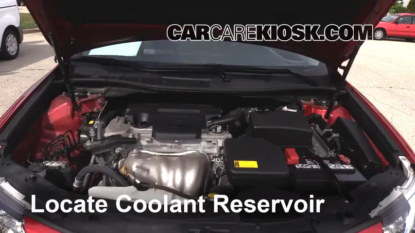 2013 Toyota Camry SE 2.5L 4 Cyl. Coolant (Antifreeze) Add Coolant